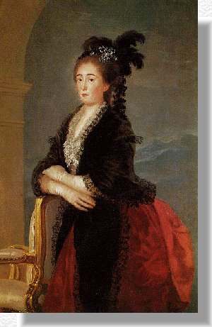 Mar�a Teresa Vallabriga, Goya 1783, Alte Pinakothek (Munich)